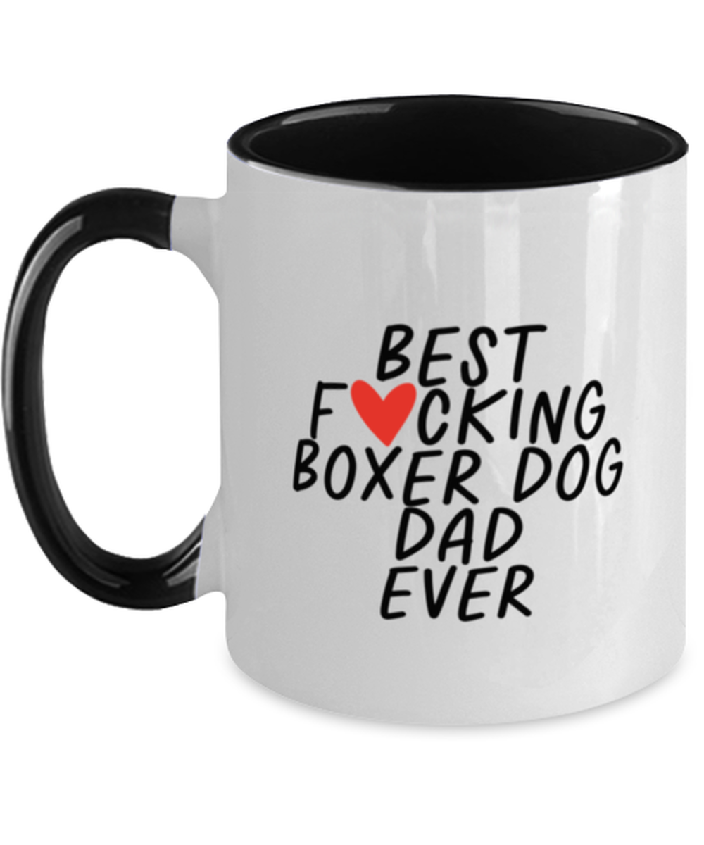 Boxer Dog Dad Funny Coffee Mug, Cup, Unique Gag Idea, Him Her