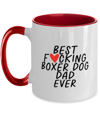 Boxer Dog Dad Funny Coffee Mug, Cup, Unique Gag Idea, Him Her