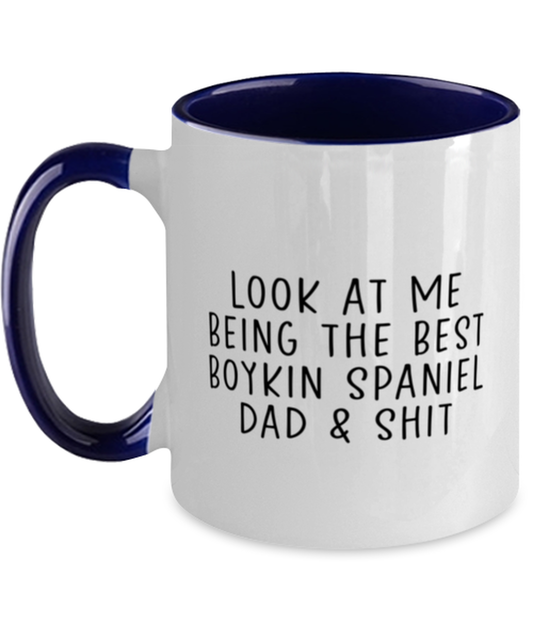 Boykin Spaniel Dad Funny Coffee Mug, Cup, Unique Gag Idea, Him Her