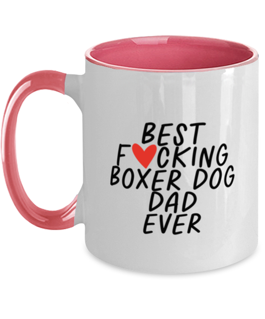 Boxer Dog Dad Funny Coffee Mug, Cup, Unique Gag Idea, Him Her