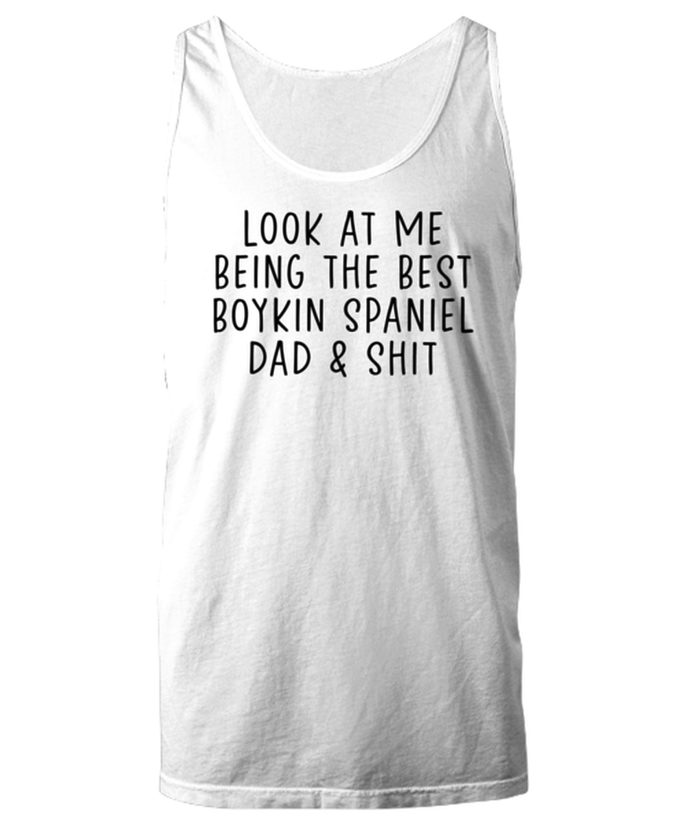 Boykin Spaniel Dad Funny Tank Top, Unisex, Tank Shirt, Unique Gag Idea, Him Her