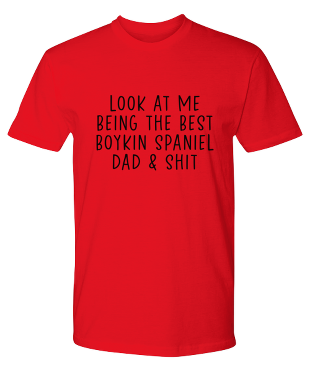 Boykin Spaniel Dad Funny T Shirt, Tshirt, Tee, Unique Gag Idea, Him Her