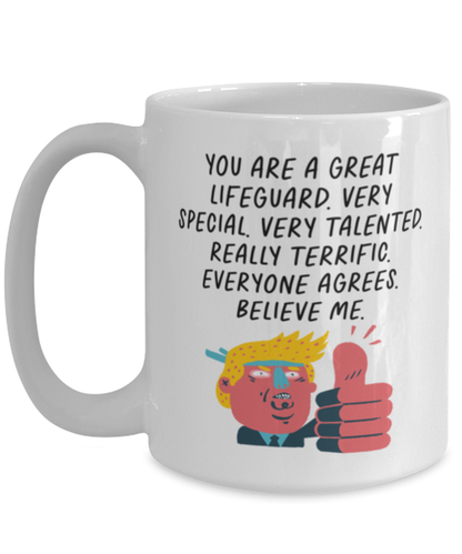 Lifeguard Funny Coffee Mug, Cup, Unique Gag Idea, Him Her