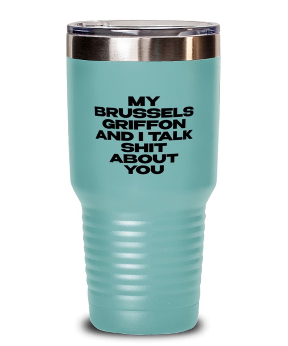 Brussels Griffon Funny Travel Mug, Tumbler Coffee Cup, Unique Gag Idea, Him Her