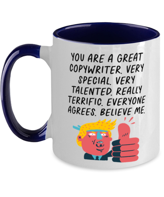 Copywriter Copywrite Funny Mug, Coffee Cup, Unique Gag Idea, Him Her