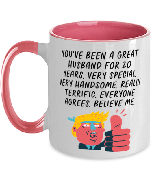 20th Anniversary 20 Year Husband Funny Mug, Coffee Cup, Unique Gag Idea, Him Her