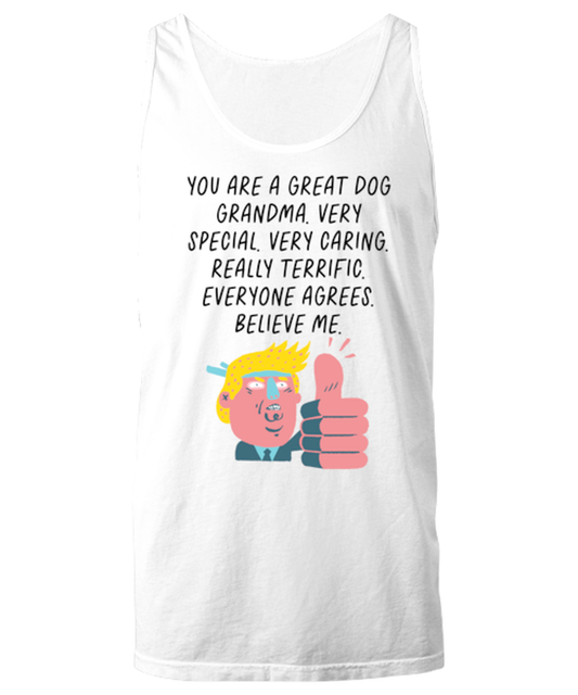 Dog Grandma Funny Tank Top, Unisex, Unique Gag Idea, Him Her