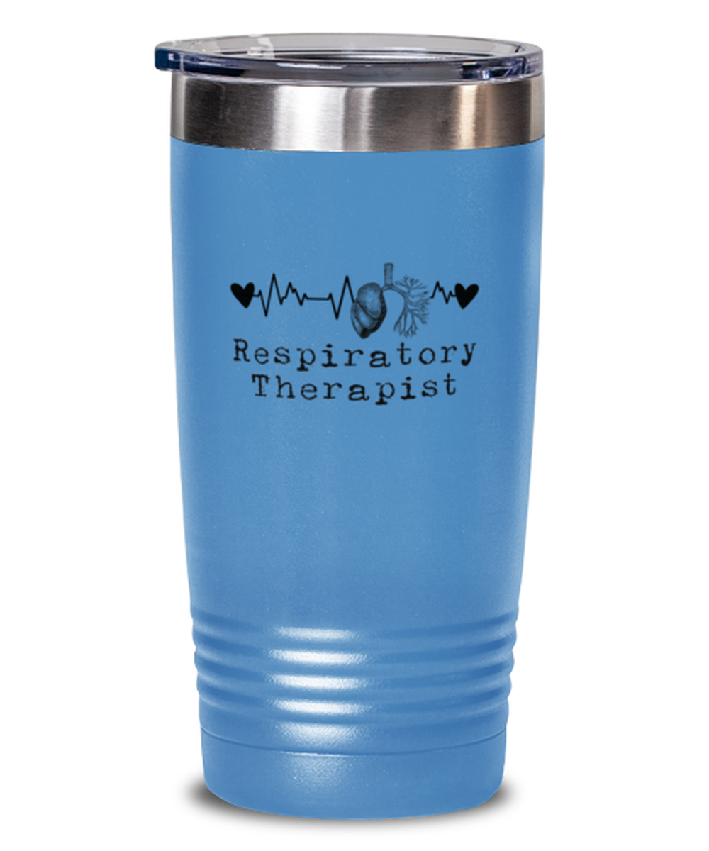 Respiratory Therapist RT Life Therapy Graduation Pulmonologist Pulmonology Funny Tumbler, Travel Coffee Mug, Unique Gag Idea, Him Her