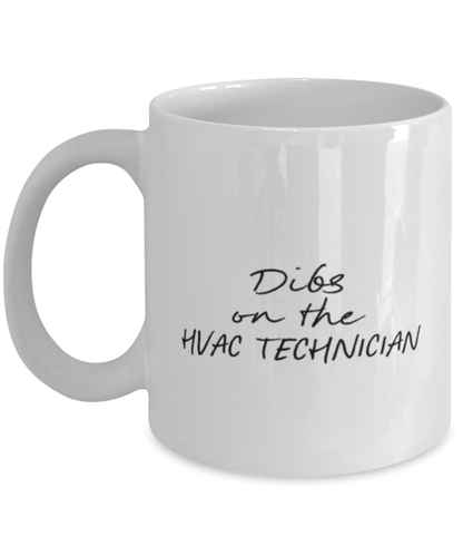 HVAC Technician Tech Wife Girlfriend GF Funny Mug, Coffee Cup, Unique Gag Idea, Him Her