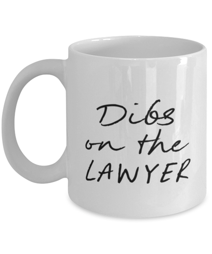 Lawyer Girlfriend Wife GF BF Boyfriend Funny Mug, Coffee Cup, Unique Gag Idea, Him Her