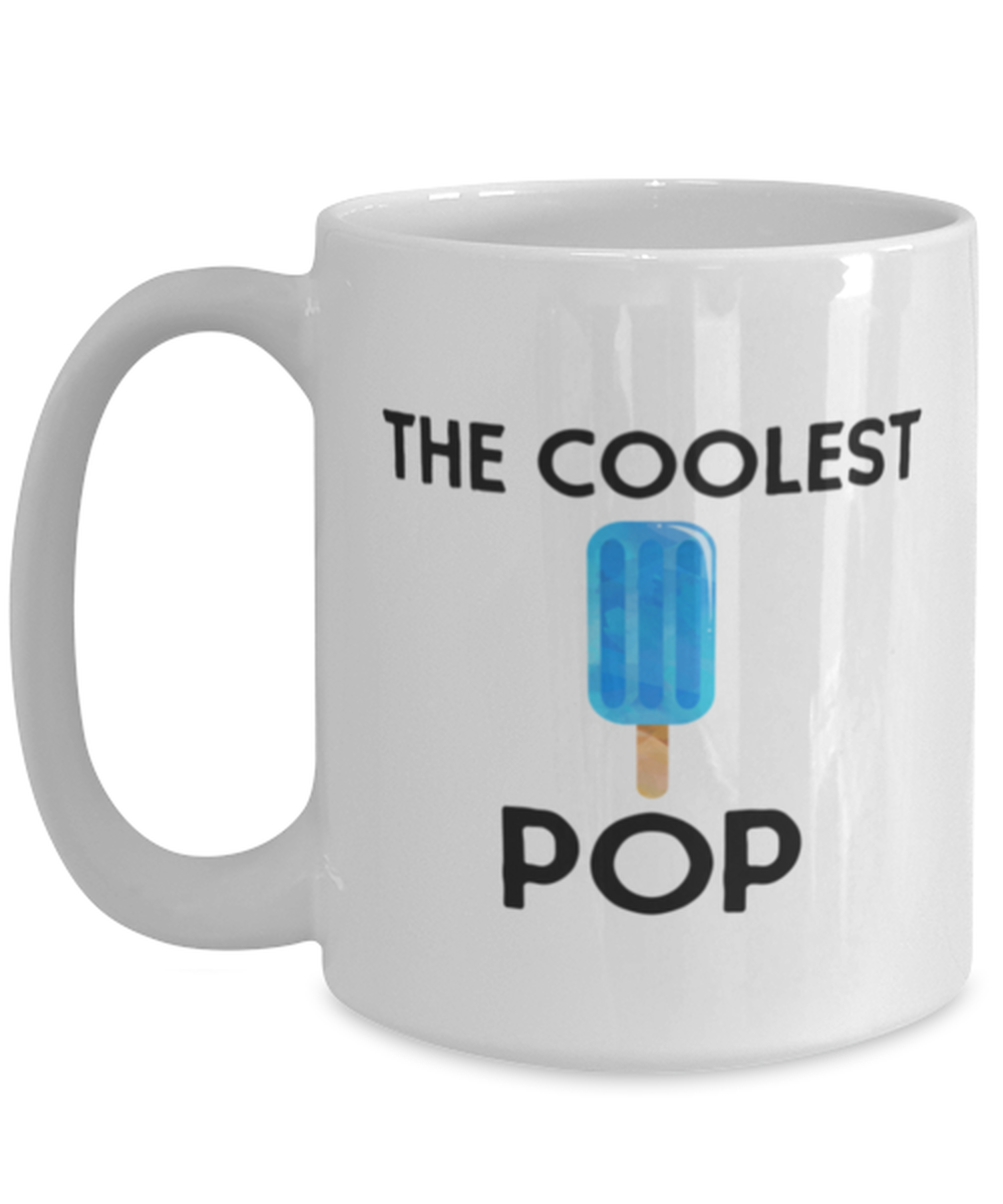 Cool Pop Best Dad Ever Fathers Day From Son Daughter Granddaughter Funny Mug, Coffee Cup, Unique Gag Idea, Him Her