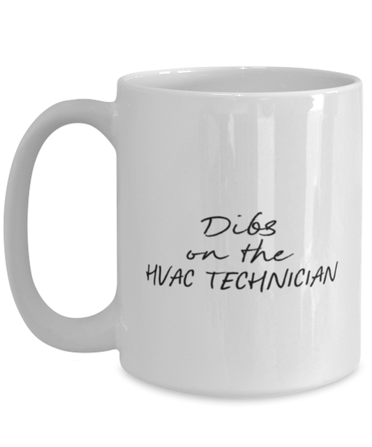 HVAC Technician Tech Wife Girlfriend GF Funny Mug, Coffee Cup, Unique Gag Idea, Him Her