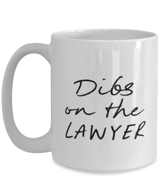 Lawyer Girlfriend Wife GF BF Boyfriend Funny Mug, Coffee Cup, Unique Gag Idea, Him Her