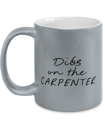 Carpenter Girlfriend Wife GF BF Boyfriend Funny Mug, Coffee Cup, Unique Gag Idea, Him Her