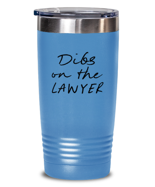 Lawyer Girlfriend Wife GF BF Boyfriend Funny Tumbler, Travel Coffee Mug, Unique Gag Idea, Him Her