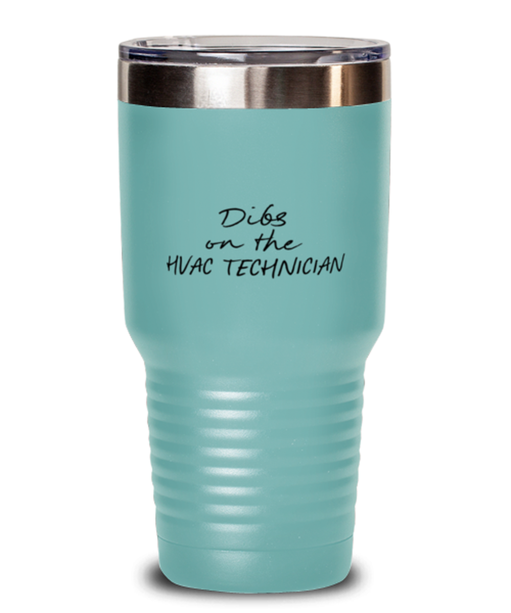 HVAC Technician Tech Wife Girlfriend GF Funny Tumbler, Travel Coffee Mug, Unique Gag Idea, Him Her