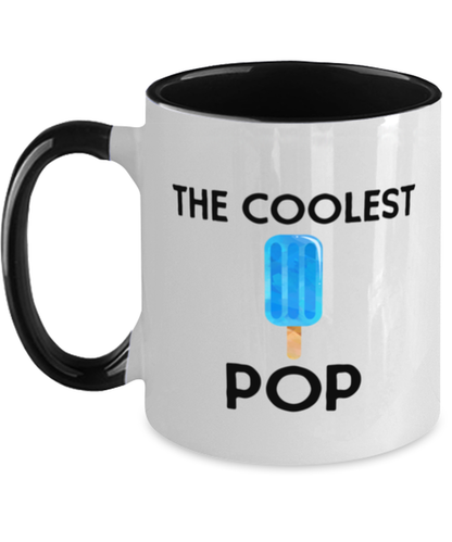 Cool Pop Best Dad Ever Fathers Day From Son Daughter Granddaughter Funny Coffee Mug, Cup, Unique Gag Idea, Him Her