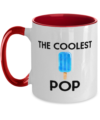 Cool Pop Best Dad Ever Fathers Day From Son Daughter Granddaughter Funny Coffee Mug, Cup, Unique Gag Idea, Him Her