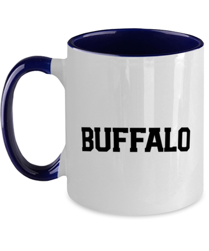 Buffalo New York NY Moving Away Funny Coffee Mug, Cup, Unique Gag Idea, Him Her