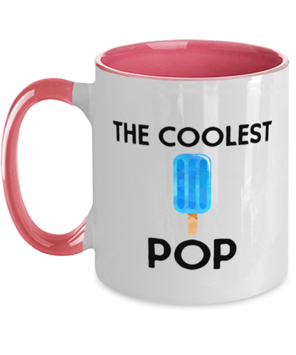 Cool Pop Best Dad Ever Fathers Day From Son Daughter Granddaughter Funny Coffee Mug, Cup, Unique Gag Idea, Him Her