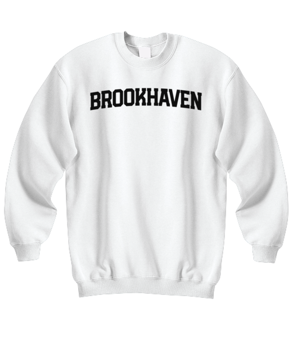 Brookhaven New York NY Moving Away Funny Unisex Sweatshirt, Sweater shirt, Unique Jumper Gag Idea, Him Her