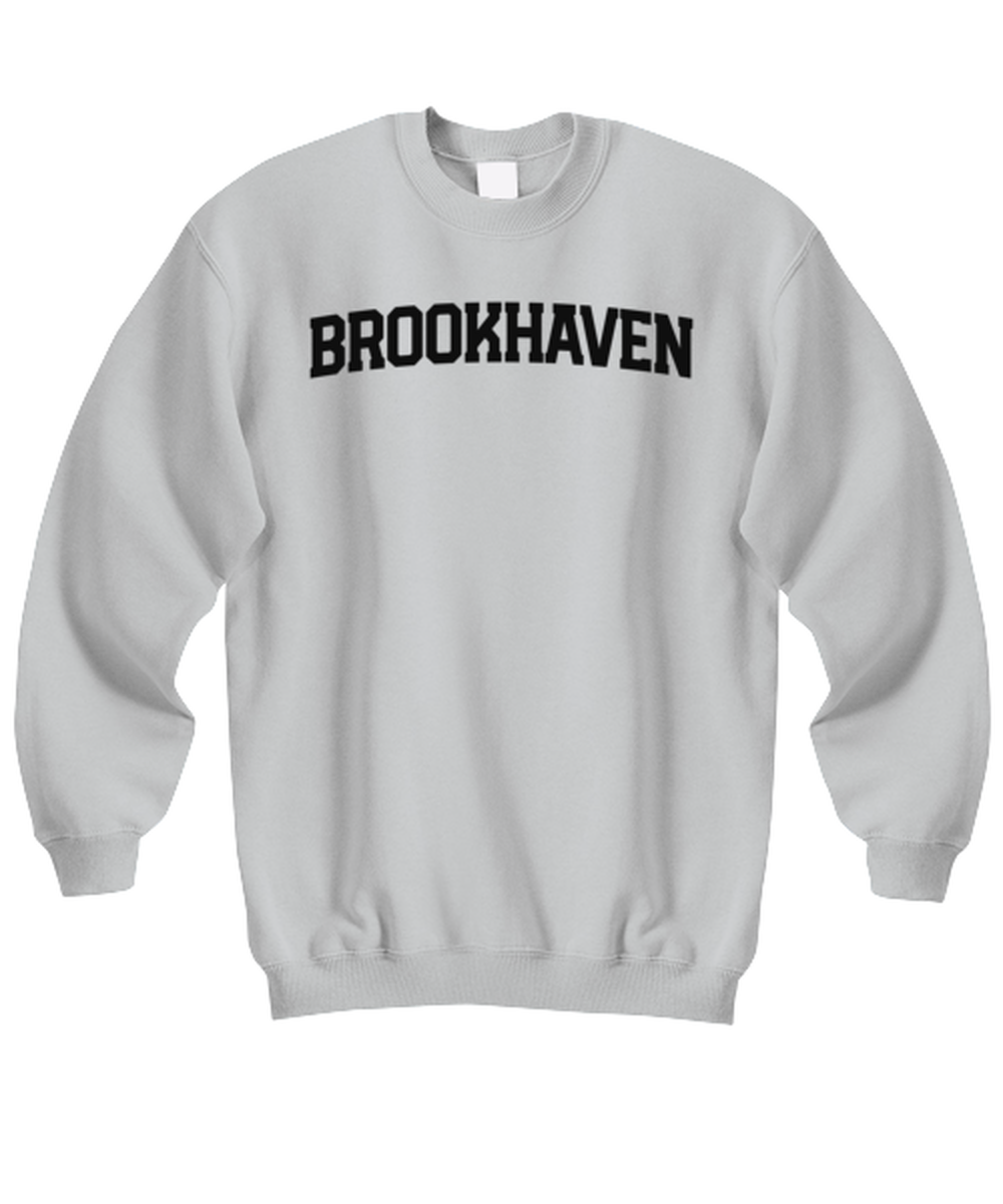 Brookhaven New York NY Moving Away Funny Unisex Sweatshirt, Sweater shirt, Unique Jumper Gag Idea, Him Her