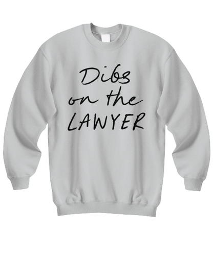 Lawyer Girlfriend Wife GF BF Boyfriend Funny Unisex Sweatshirt, Sweater shirt, Unique Jumper Gag Idea, Him Her