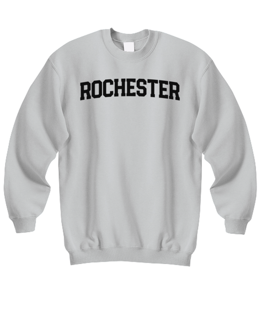 Rochester New York NY Moving Away Funny Unisex Sweatshirt, Sweater shirt, Unique Jumper Gag Idea, Him Her