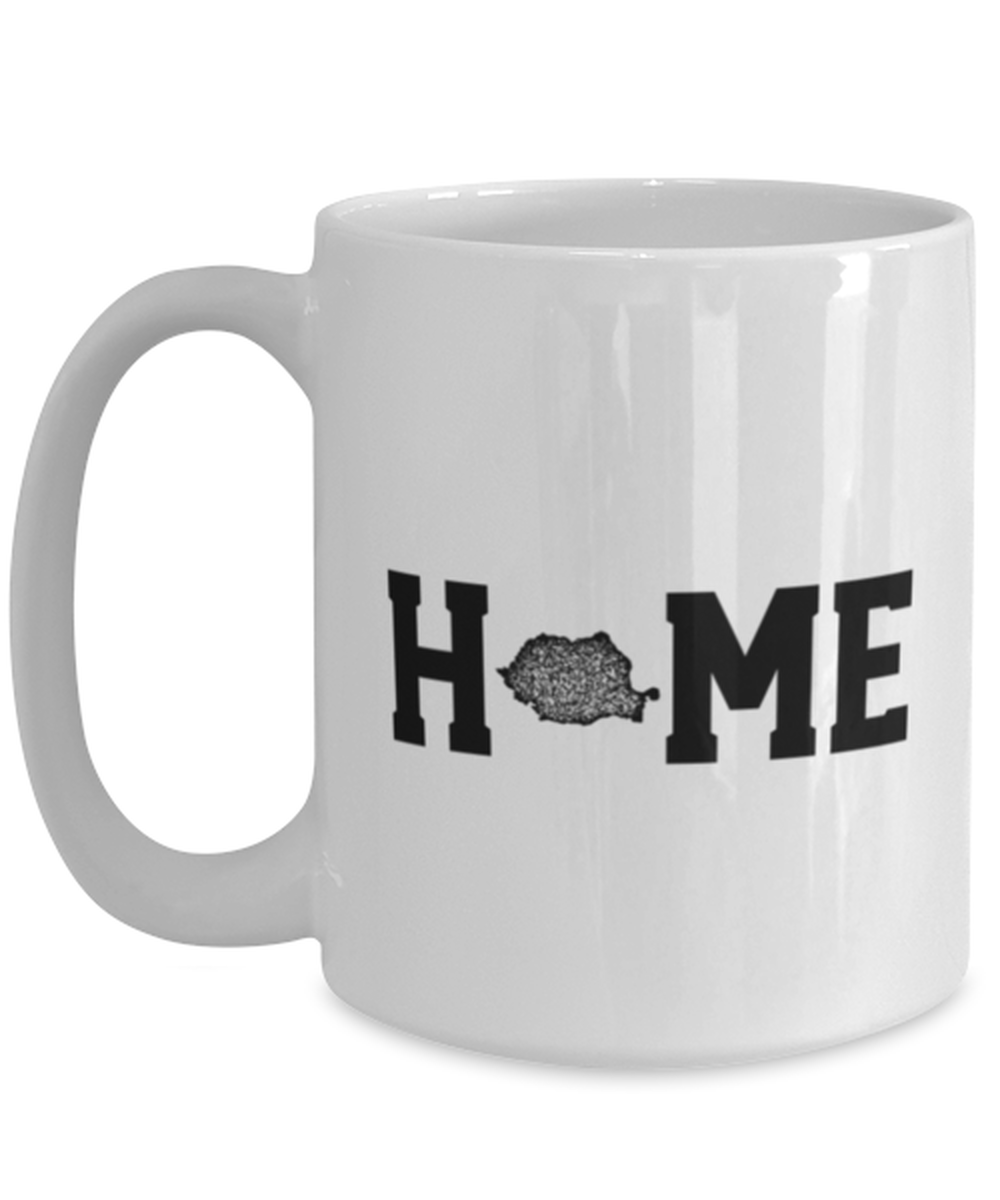 Romania Romanian Home Moving Away Homesick Funny Mug, Coffee Cup, Unique Gag Idea, Him Her