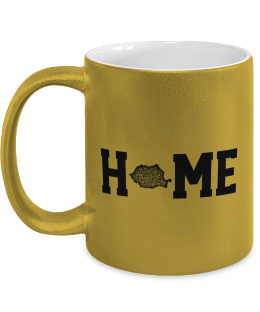 Romania Romanian Home Moving Away Homesick Funny Mug, Coffee Cup, Unique Gag Idea, Him Her