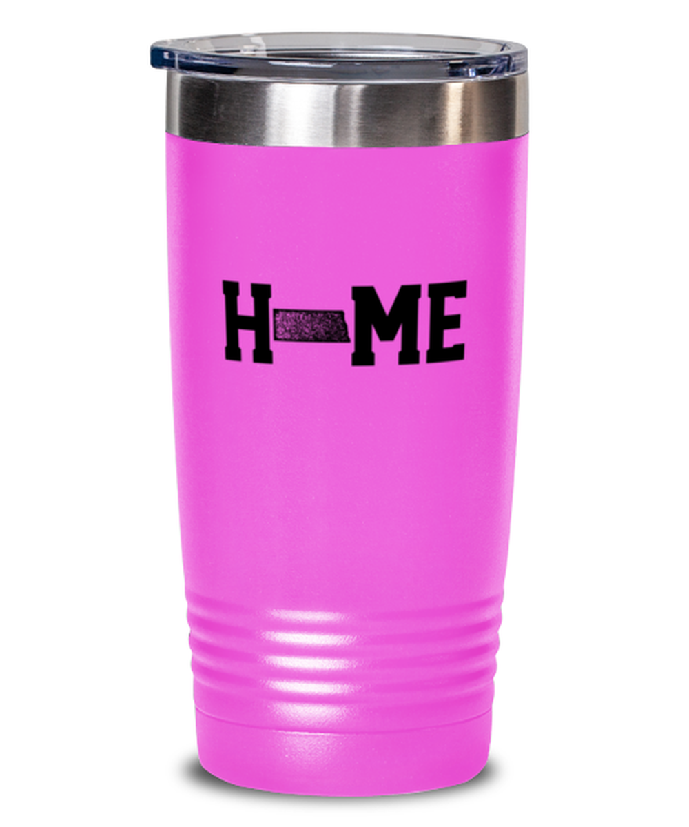 North Dakota ND Home Moving Away Homesick Funny Tumbler, Travel Coffee Cup, Unique Gag Idea, Him Her