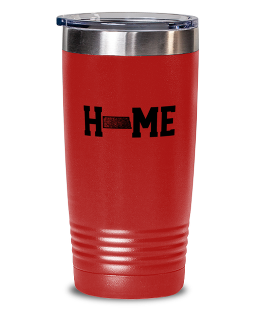 North Dakota ND Home Moving Away Homesick Funny Tumbler, Travel Coffee Cup, Unique Gag Idea, Him Her