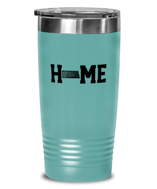 North Dakota ND Home Moving Away Homesick Funny Tumbler, Travel Coffee Cup, Unique Gag Idea, Him Her