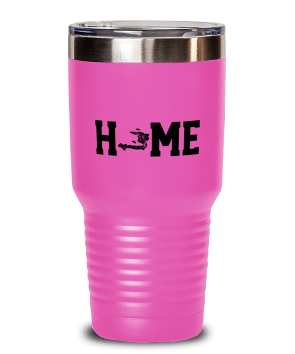 Haiti Haitian Home Moving Away Homesick Funny Tumbler, Travel Coffee Cup, Unique Gag Idea, Him Her