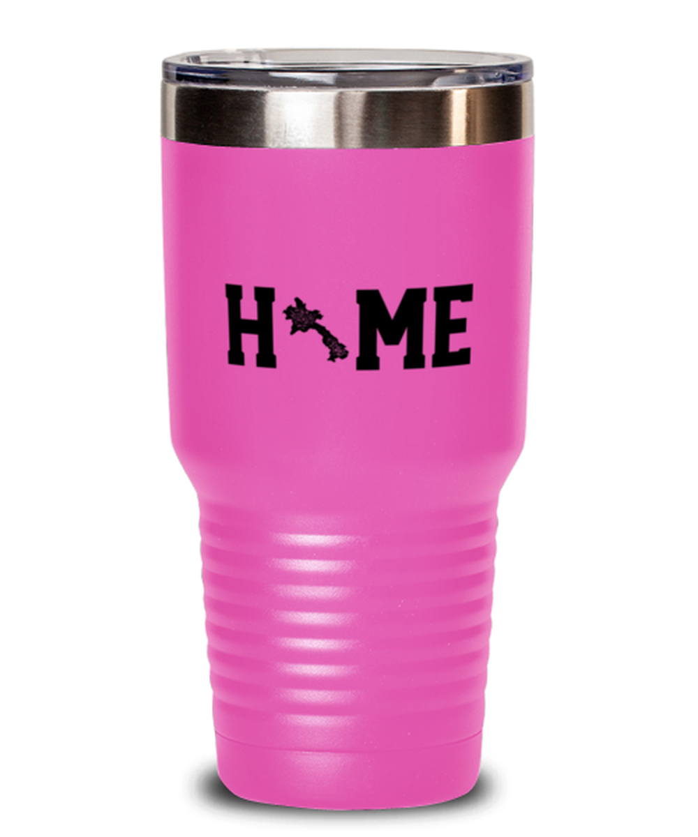 Laos Laotian Home Moving Away Homesick Funny Tumbler, Travel Coffee Cup, Unique Gag Idea, Him Her