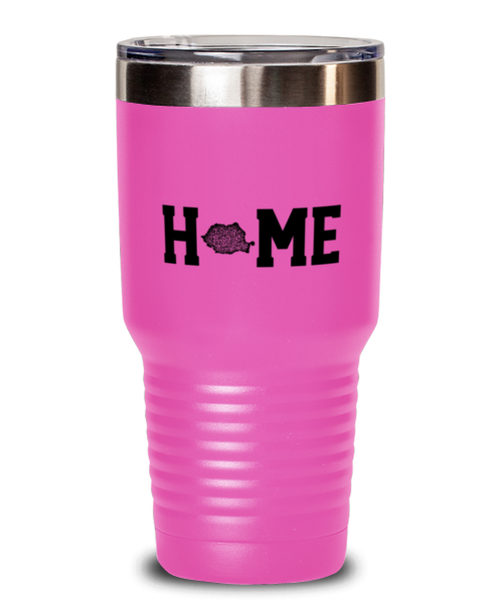 Romania Romanian Home Moving Away Homesick Funny Tumbler, Travel Coffee Cup, Unique Gag Idea, Him Her