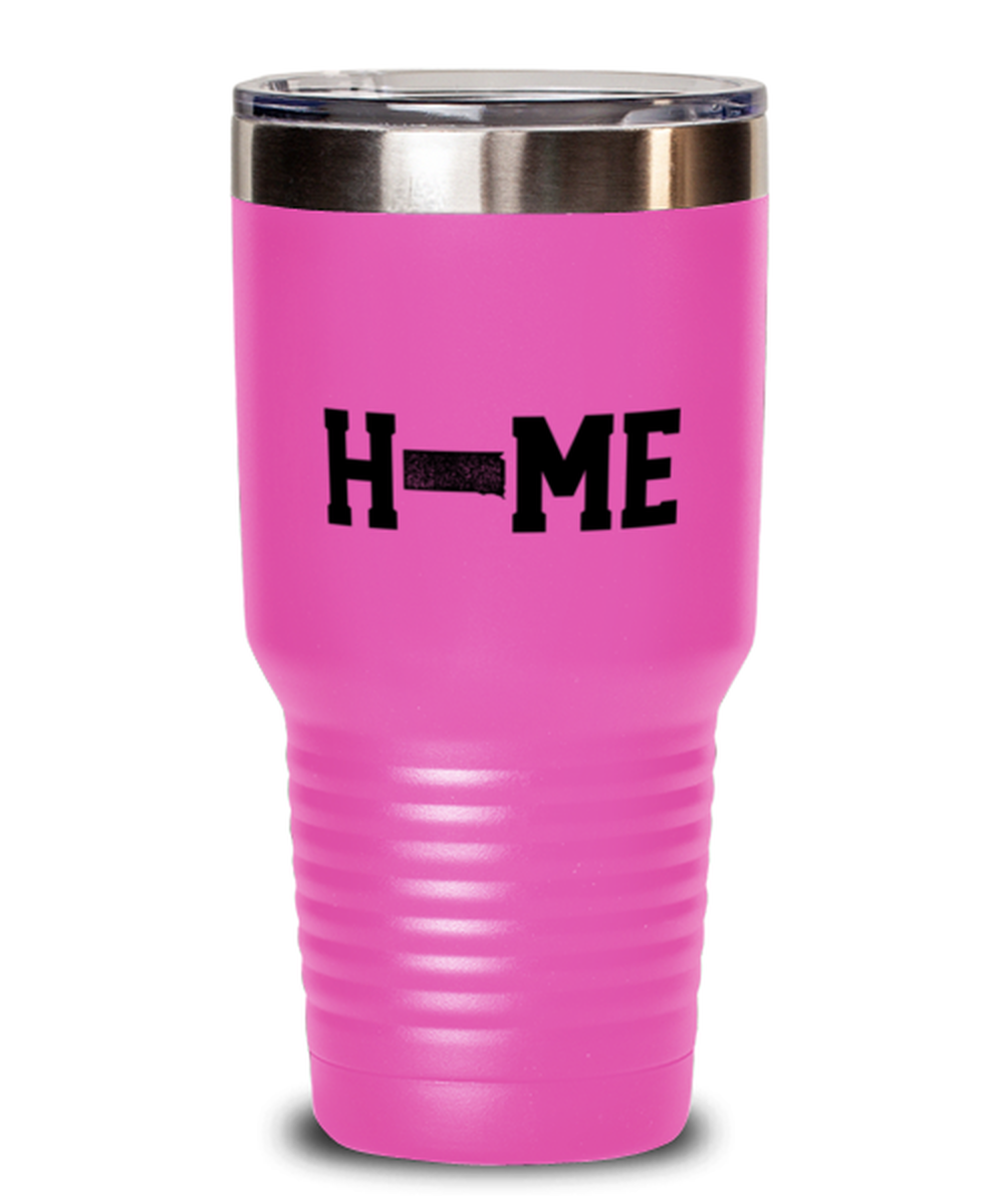 South Dakota SD Home Moving Away Homesick Funny Tumbler, Travel Coffee Cup, Unique Gag Idea, Him Her