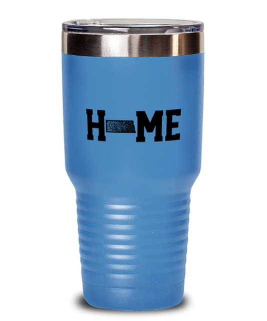 North Dakota ND Home Moving Away Homesick Funny Tumbler, Travel Coffee Cup, Unique Gag Idea, Him Her