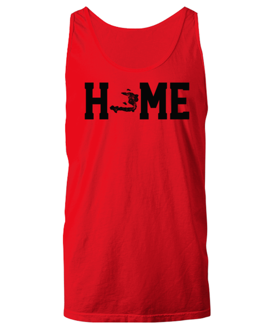 Haiti Haitian Home Moving Away Homesick Funny Unisex Tank Top, Tank Shirt, Unique Gag Idea, Him Her