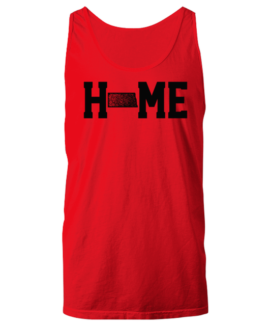 North Dakota ND Home Moving Away Homesick Funny Unisex Tank Top, Tank Shirt, Unique Gag Idea, Him Her