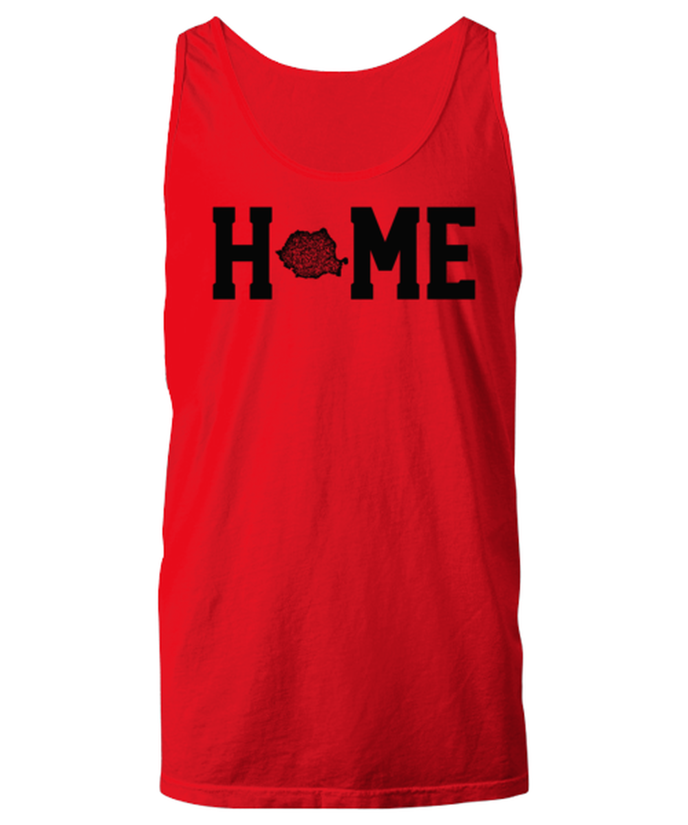 Romania Romanian Home Moving Away Homesick Funny Unisex Tank Top, Tank Shirt, Unique Gag Idea, Him Her