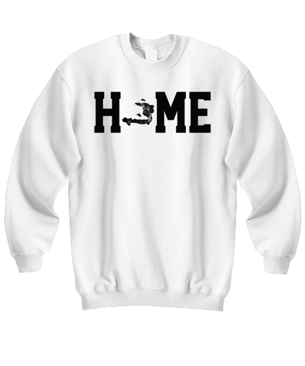 Haiti Haitian Home Moving Away Homesick Funny Sweatshirt, Sweater Shirt, Unique Jumper Gag Idea, Him Her