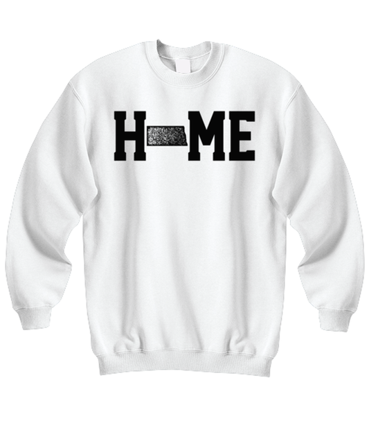 North Dakota ND Home Moving Away Homesick Funny Sweatshirt, Sweater Shirt, Unique Jumper Gag Idea, Him Her