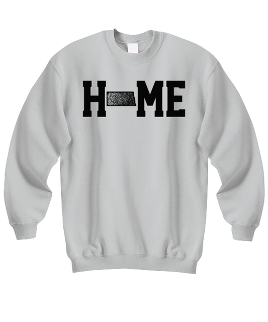 North Dakota ND Home Moving Away Homesick Funny Sweatshirt, Sweater Shirt, Unique Jumper Gag Idea, Him Her