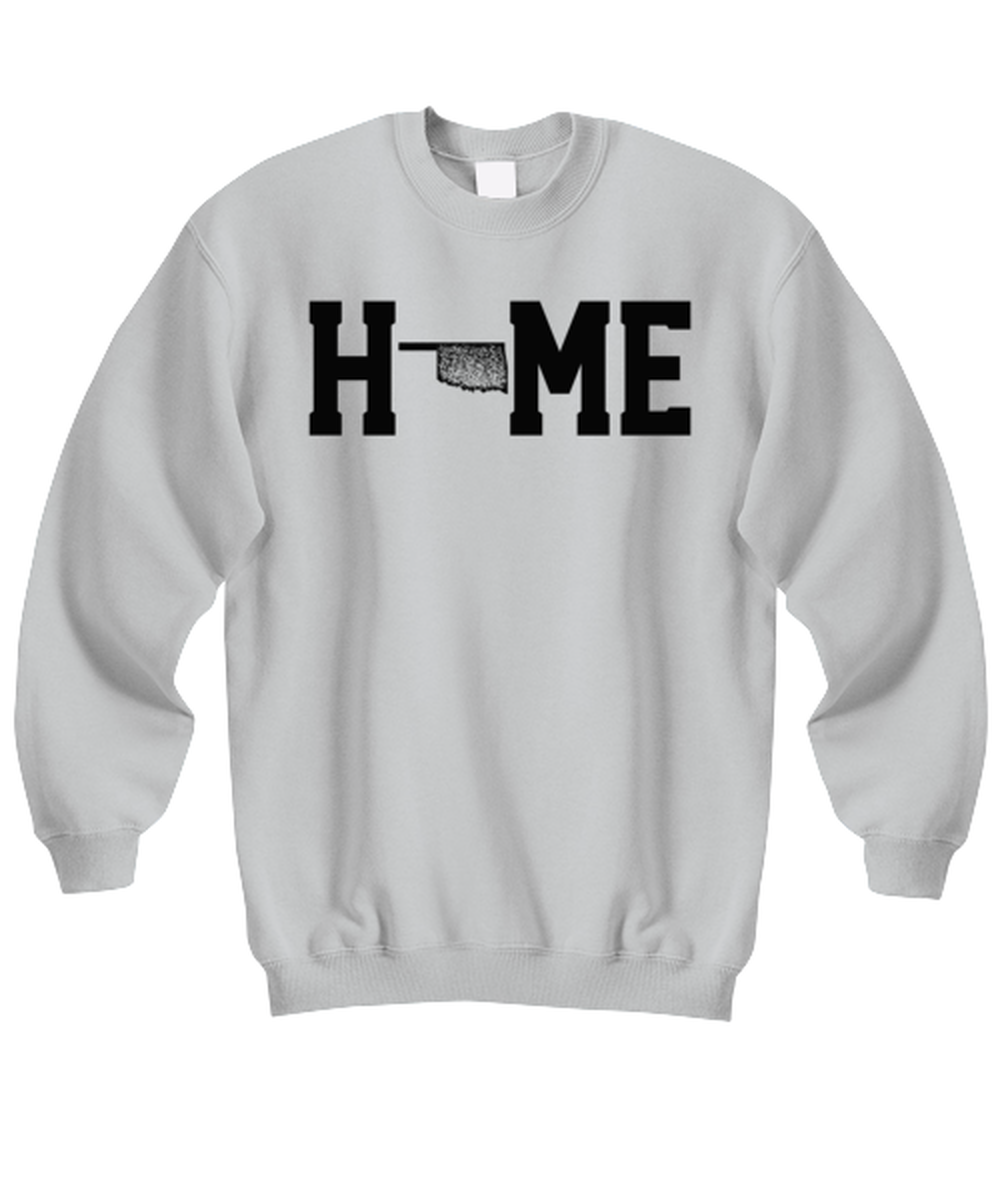 Oklahoma Home Moving Away Homesick Funny Sweatshirt, Sweater Shirt, Unique Jumper Gag Idea, Him Her