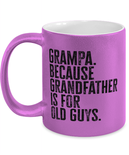 Grampa New Grandpa Fathers Day Grandfather Funny Mug, Coffee Cup, Unique Gag Idea, Him Her