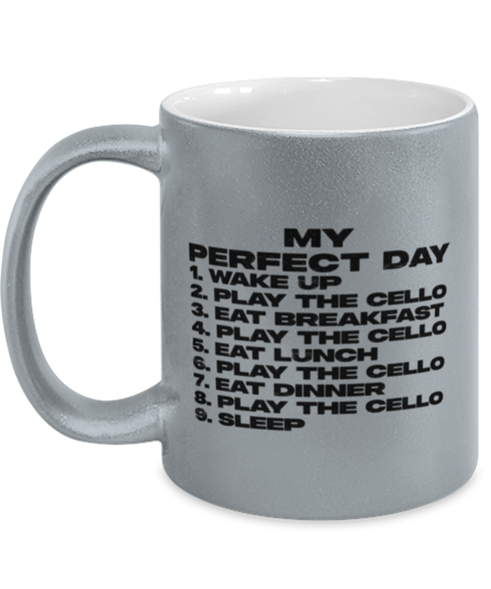 Cello Player Cellist Lover Funny Mug, Coffee Cup, Unique Gag Idea, Him Her