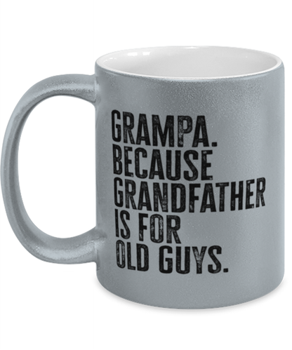 Grampa New Grandpa Fathers Day Grandfather Funny Mug, Coffee Cup, Unique Gag Idea, Him Her