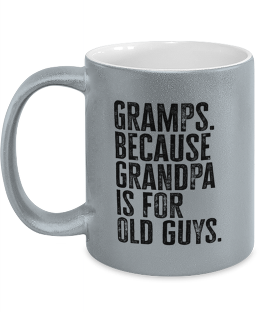 Gramps New Grandpa Fathers Day Grandfather Funny Mug, Coffee Cup, Unique Gag Idea, Him Her