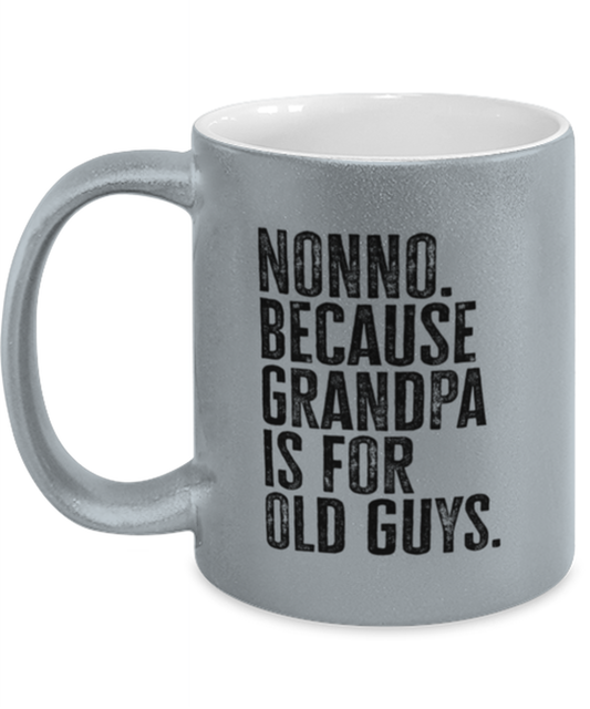 Nonno New Italian Grandpa Fathers Day Grandfather Funny Mug, Coffee Cup, Unique Gag Idea, Him Her